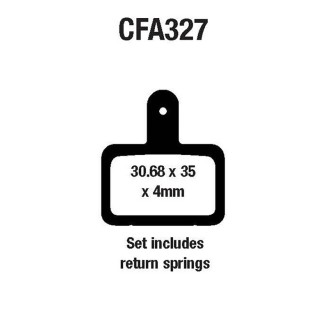 Brake Pads Mtb CFA327R Mescola Mountain Bike EBC