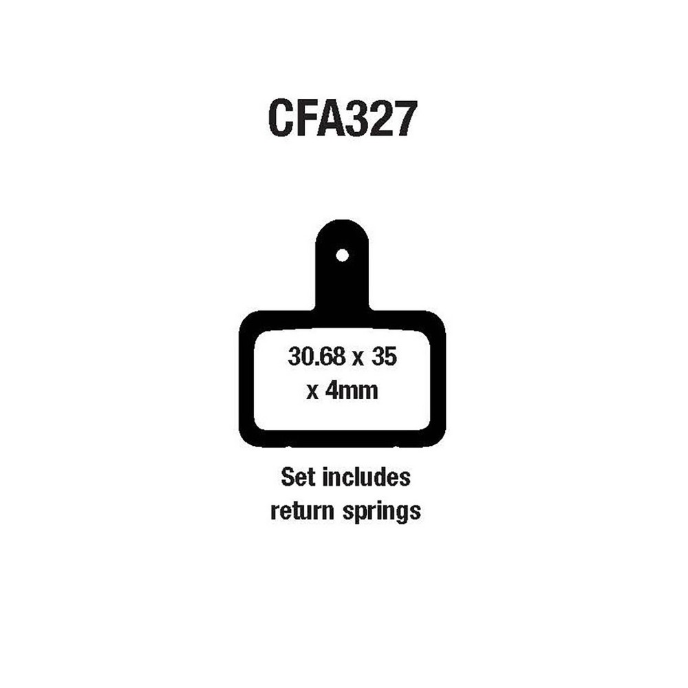 Brake Pads Mtb CFA327R Mescola Mountain Bike EBC