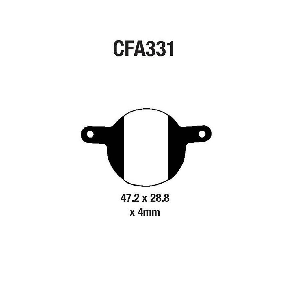 Pastiglie Mtb CFA331R Mescola Mountain Bike EBC