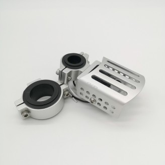 Headlight Bkr Foggy Sq Silver Fanaleria e Lampade BKR