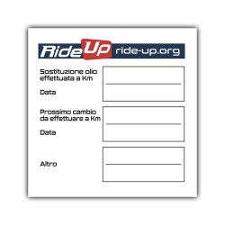 Étiquette Service Ride Up Emb. 100 Pcs. Consommables RIDE-UP