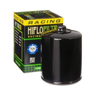 Filtro Olio Racing Hd 883 Nerosenza Grafiche per HARLEY DAVIDSON 883 883 02-08 e altri modelli Filtri Olio HIFLO FILTRO