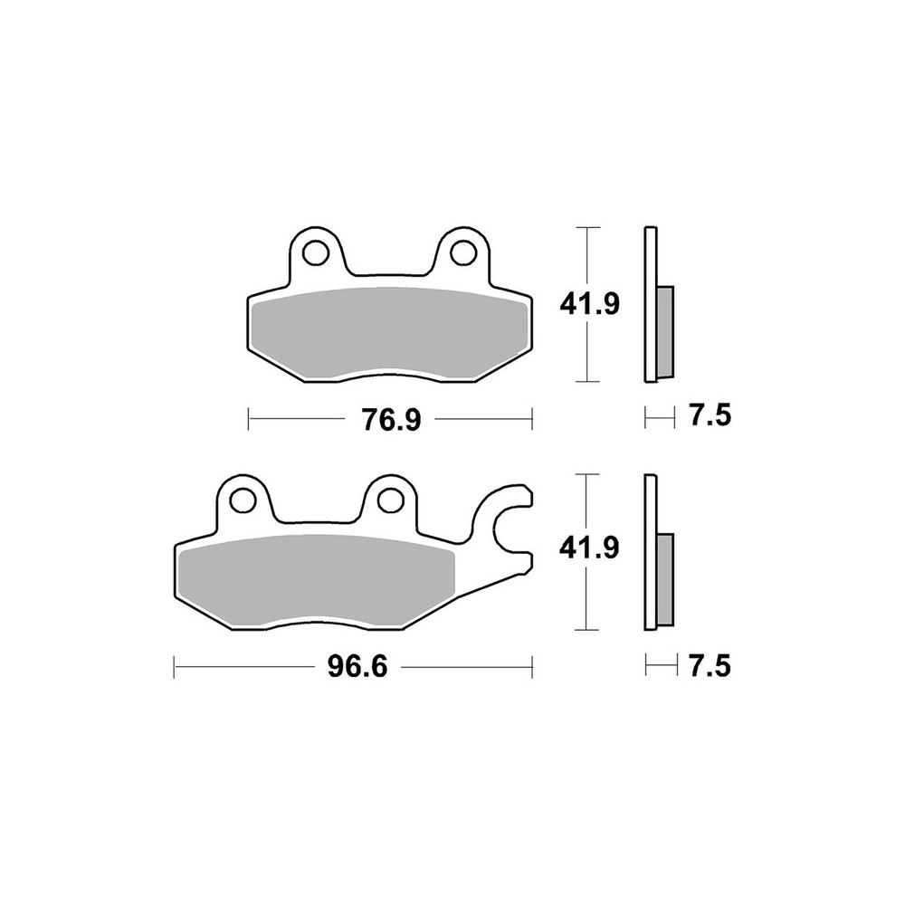 Bremsbeläge Brembo SR07KA31SR Bremsen Brembo