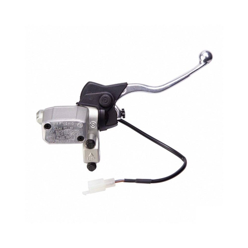 Pompa Freno Brembo Ps 11 Conserbatoio Argento Leva Cromo Pompe Freno Brembo