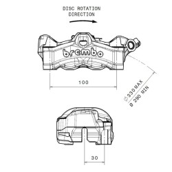 Brake Caliper Pinze Freno Brembo