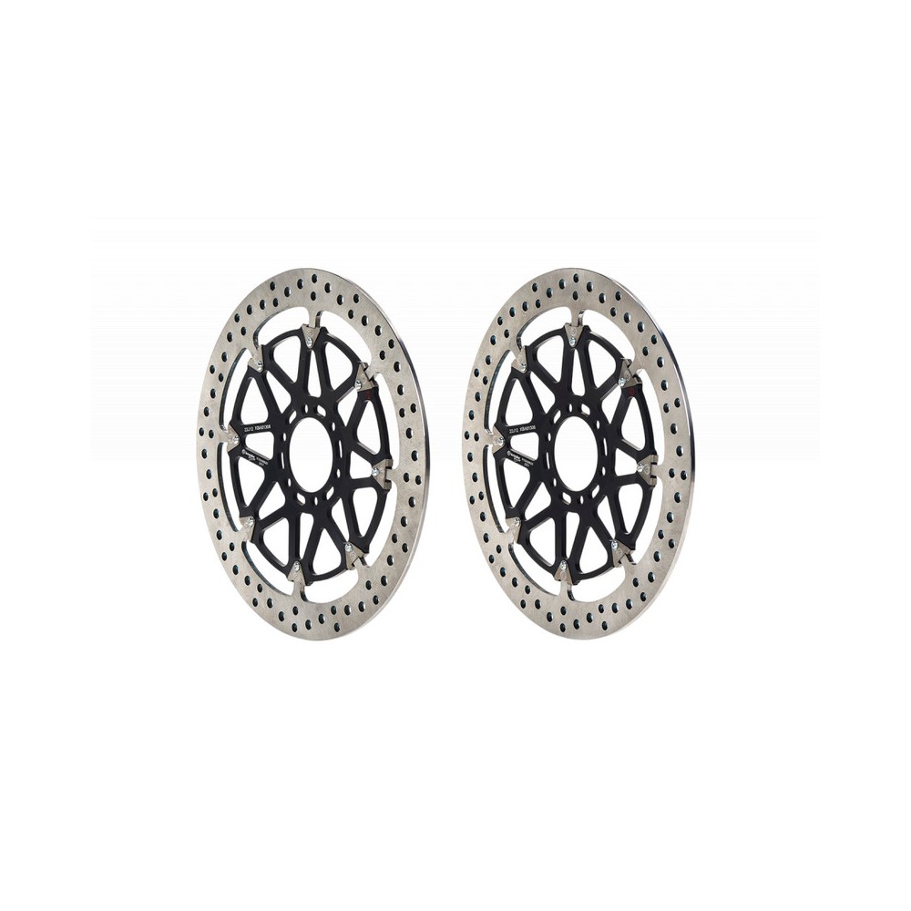 Pair Of Brake Discs Dischi Freno Brembo