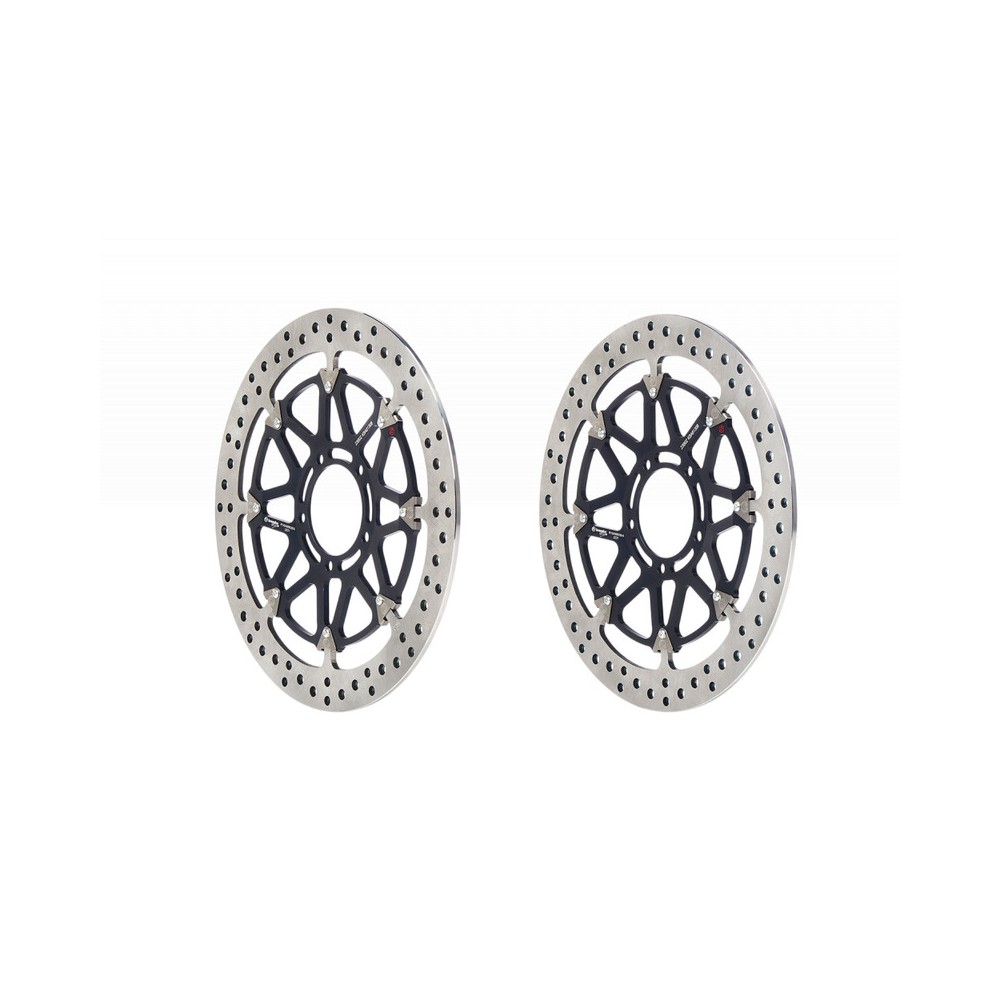 Pair Of Brake Discs Dischi Freno Brembo