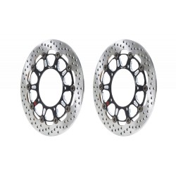 Pair Of Brake Discs Dischi Freno Brembo