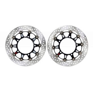 Pair Of Brake Discs Dischi Freno Brembo
