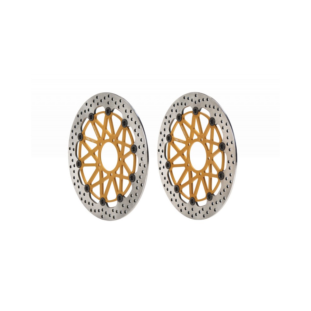 Pair Of Brake Discs Dischi Freno Brembo
