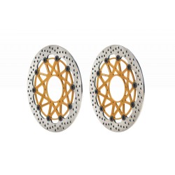 Pair Of Brake Discs Dischi Freno Brembo