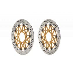Pair Of Brake Discs Dischi Freno Brembo