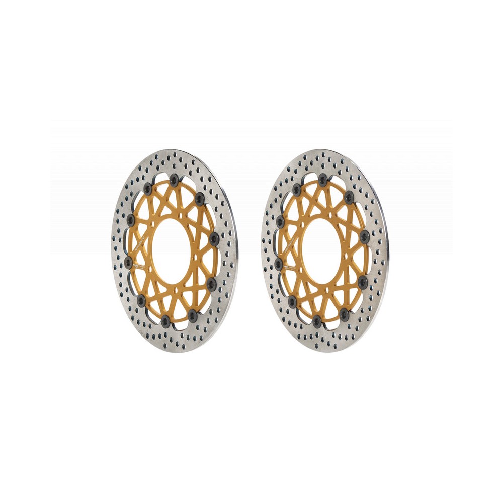 Pair Of Brake Discs Dischi Freno Brembo
