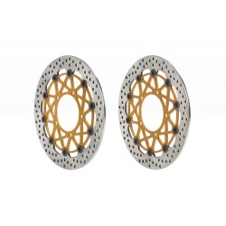Pair Of Brake Discs Dischi Freno Brembo