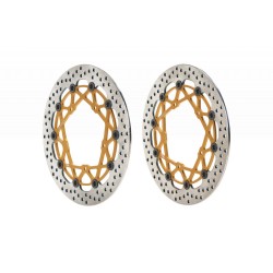 Pair Of Brake Discs Dischi Freno Brembo