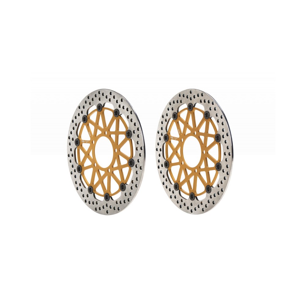 Pair Of Brake Discs Dischi Freno Brembo