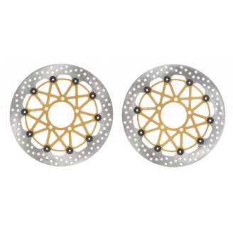 Pair Of Brake Discs Dischi Freno Brembo