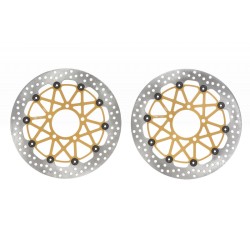 Pair Of Brake Discs Dischi Freno Brembo