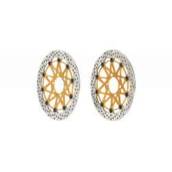 Pair Of Brake Discs Dischi Freno Brembo