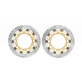 Pair Of Brake Discs Dischi Freno Brembo