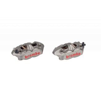 Coppia Pinze Freno Radialibrembo M4 108MM Titanio Pinze Freno Brembo