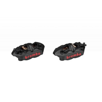 Coppia Pinze Freno Radialibrembo M4 108MM Nere Pinze Freno Brembo
