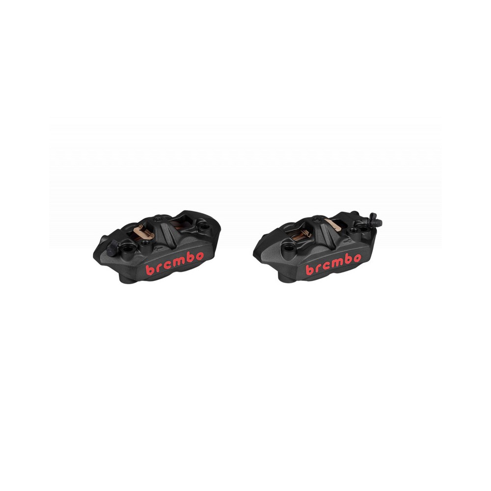 Coppia Pinze Freno Radialibrembo M4 108MM Nere Pinze Freno Brembo