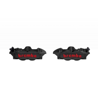 Coppia Pinze Freno Radialibrembo M4 108MM Nere Pinze Freno Brembo