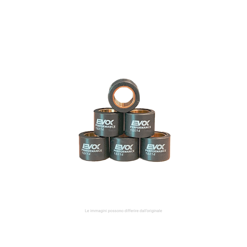 EVOK Iron Drive CVT rollers set 18x14mm 11gr Variators Evok