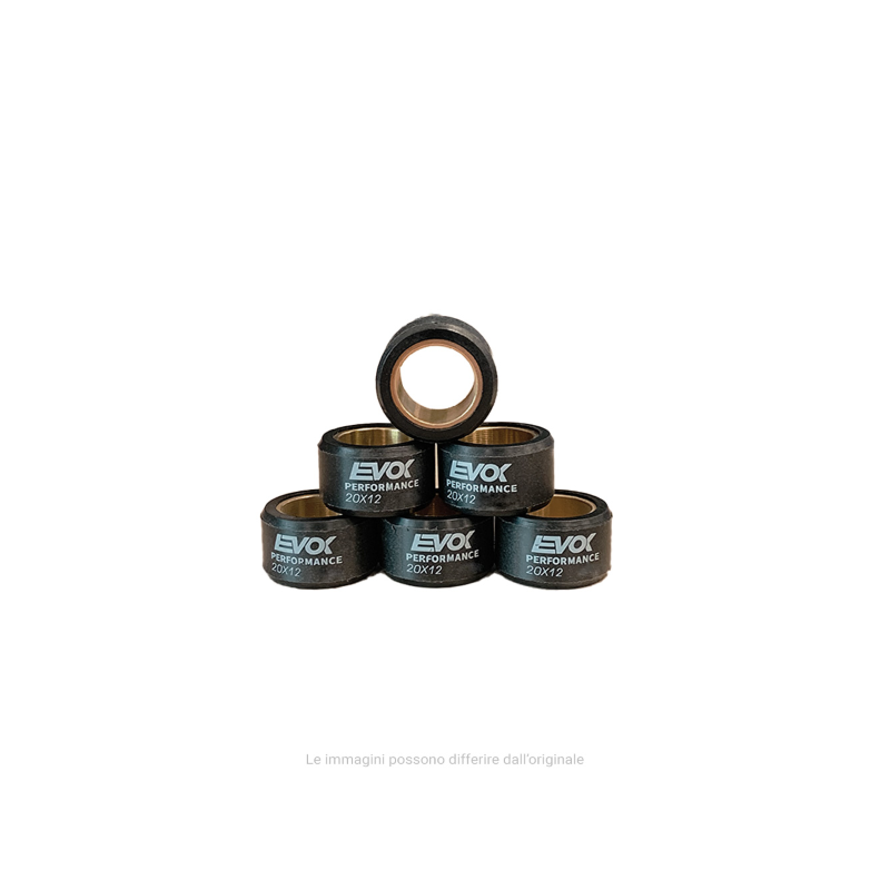 EVOK Iron Drive CVT rollers set 20x12mm 13gr Variators Evok