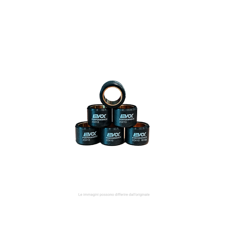 EVOK Iron Drive CVT rollers set 20x15mm 10,5gr Variators Evok