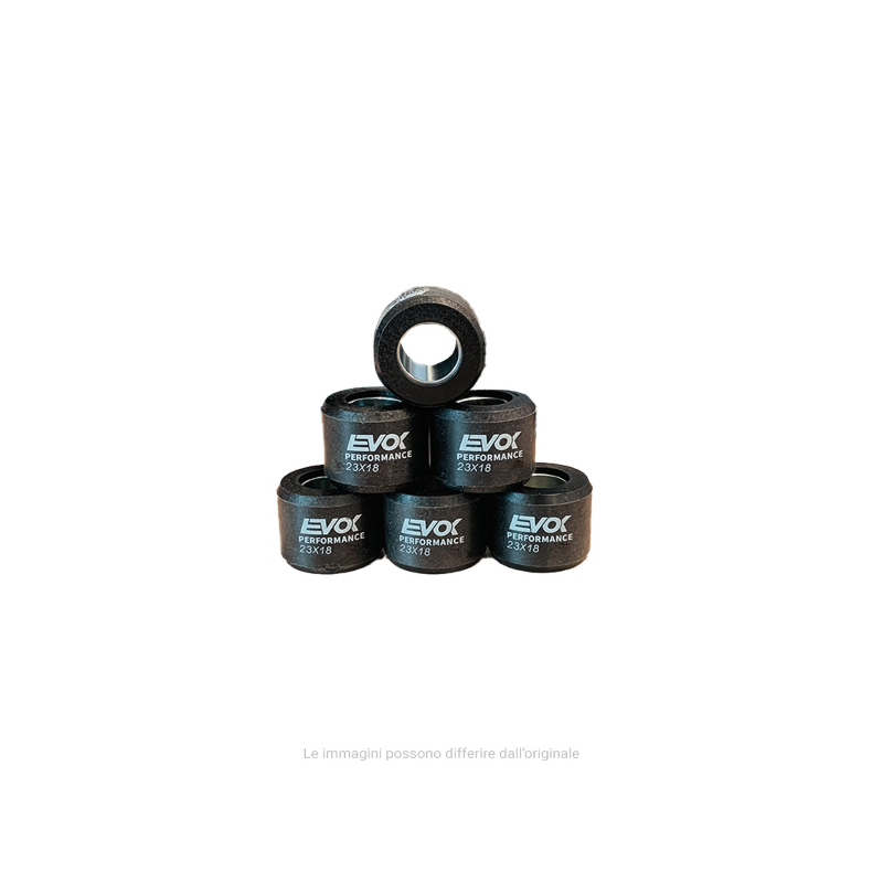 EVOK Iron Drive CVT rollers set 23x18mm 14gr Variators Evok