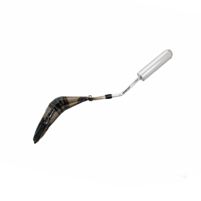 Evok Iron Pipe hand welded exhaust system with Inox and Alu Shorty silencer for Sherco SE-SM 50 08-24 Terminali Evok