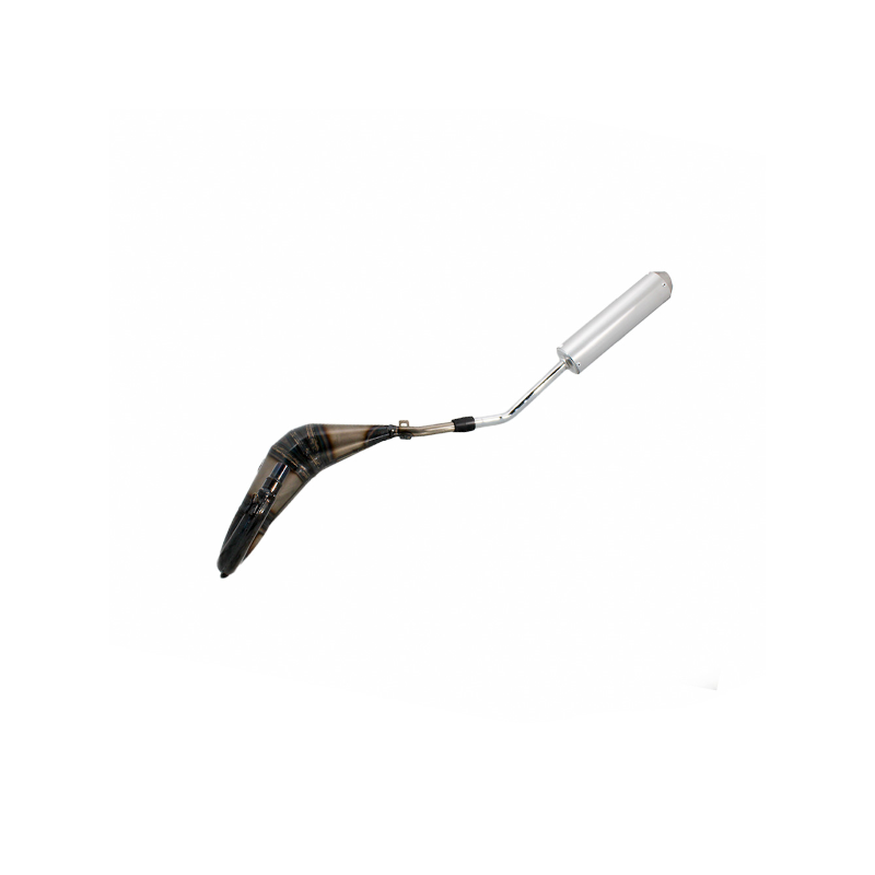 Système d échappement soudé à la main Evok Iron Pipe avec silencieux Court en Inox et Alu pour Sherco SE-SM 50 08-24 Terminali Evok