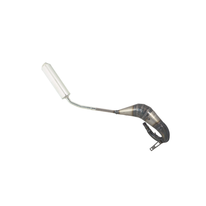 Marmitta Evok Iron Pipe saldata con silenziatore Shorty in Alluminio e Inox per Fantic Caballero EN-SM 50 06-16 Terminali Evok