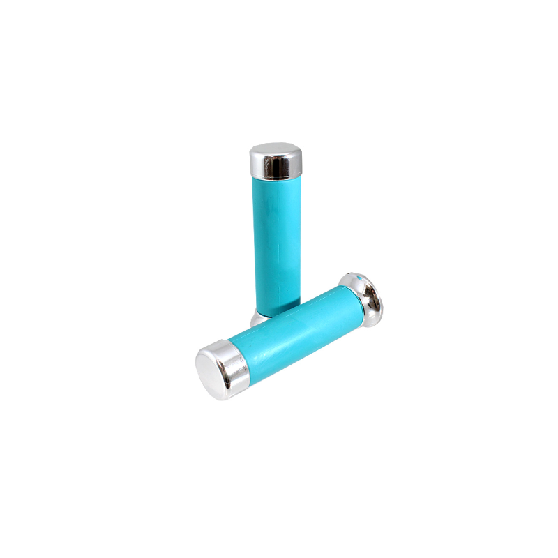 Paire de poignées turquoise avec bouchons chromés RMS Classic Piaggio Vespa PX 582324 Poignées Rms Classic