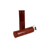 Couple grips Brown Old Style Classic Piaggio Vespa PX Grips Rms Classic