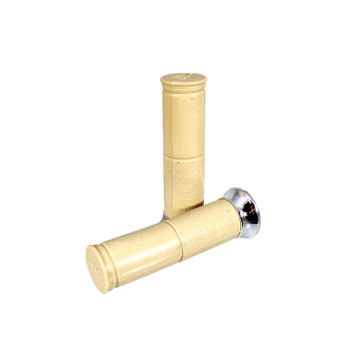Pair grips Beige Old Style Classic Piaggio Vespa PX