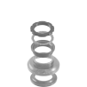RMS Complete steering head bearing set Peugeot Speedfight 50-100cc Sterzo RMS