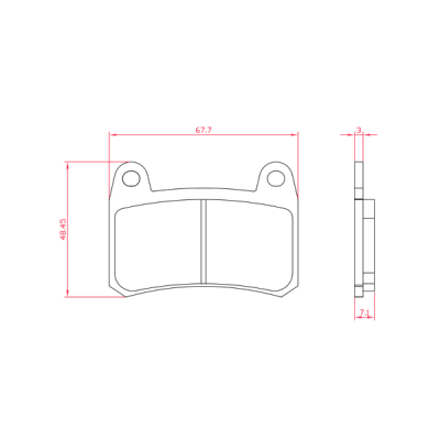 RMS Organic Brake Pads Benelli 302