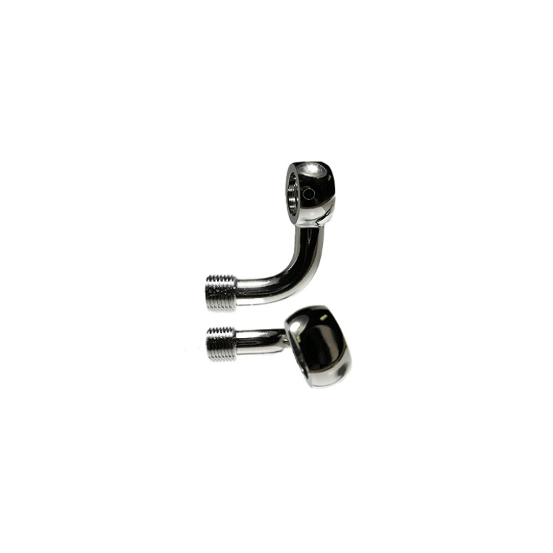 BANJO M10 90 20 DEVIATION DROITE, CHROME Tubi Freno Evok