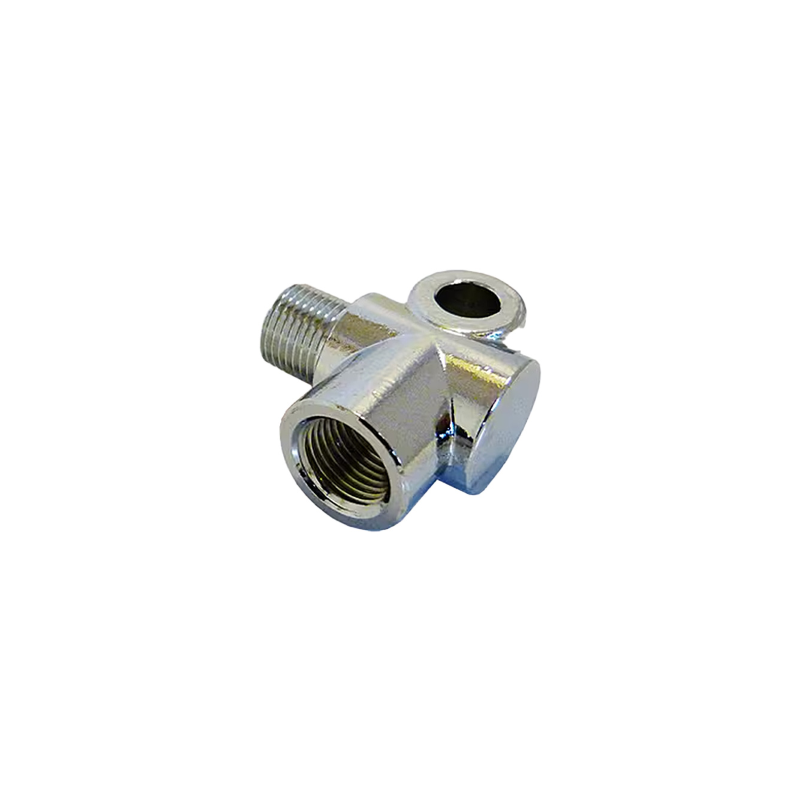 GOMITO 90 FEMMINA M10x1.0 CONVESSO, CROMATO Tubi Freno Evok