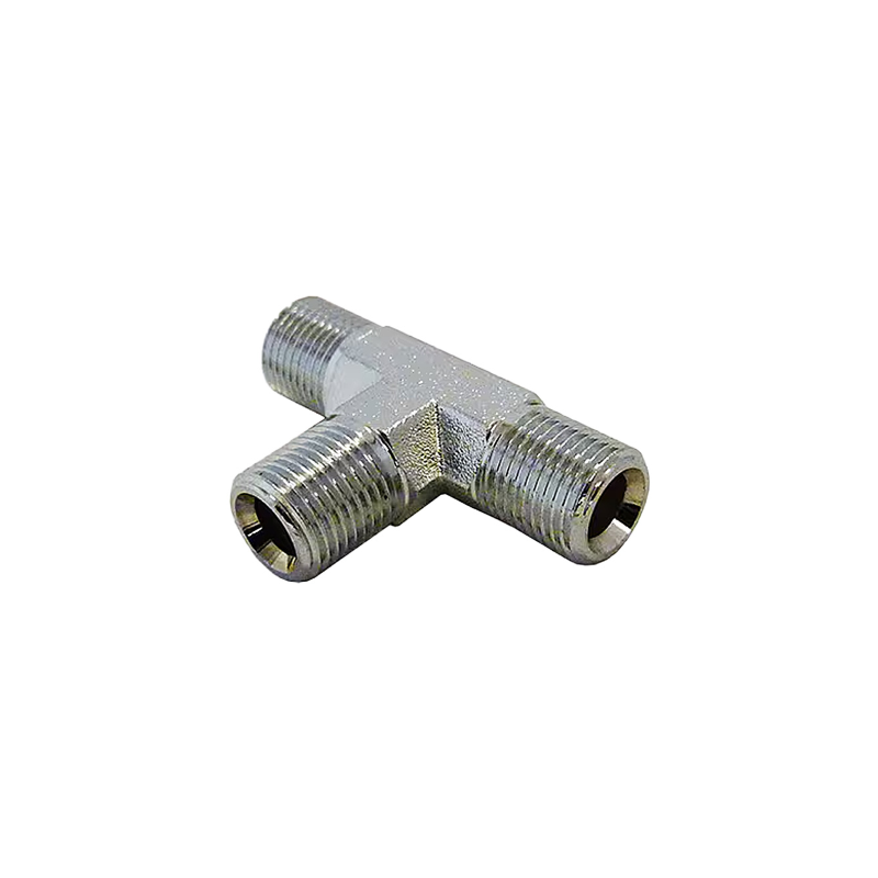 T-STÜCK 1/8 BSP - VERCHROMT Bremsleitungen Evok