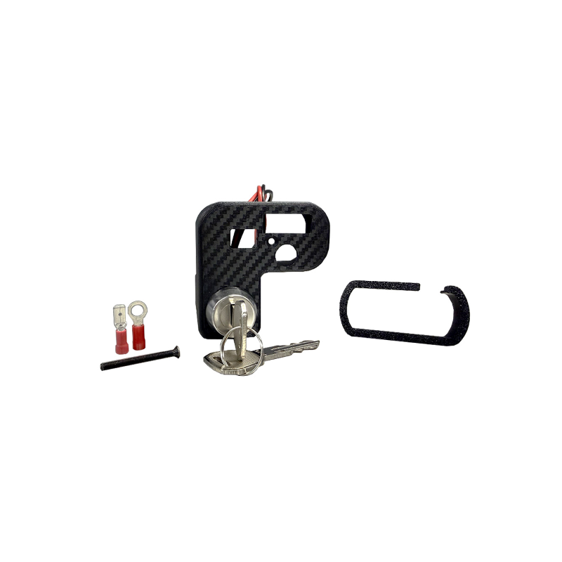 Lenkschalterabdeckung Carbon EVOK Iron Switch Vespa 50-90-125 prim mit Zündschloss Sonstiges Evok