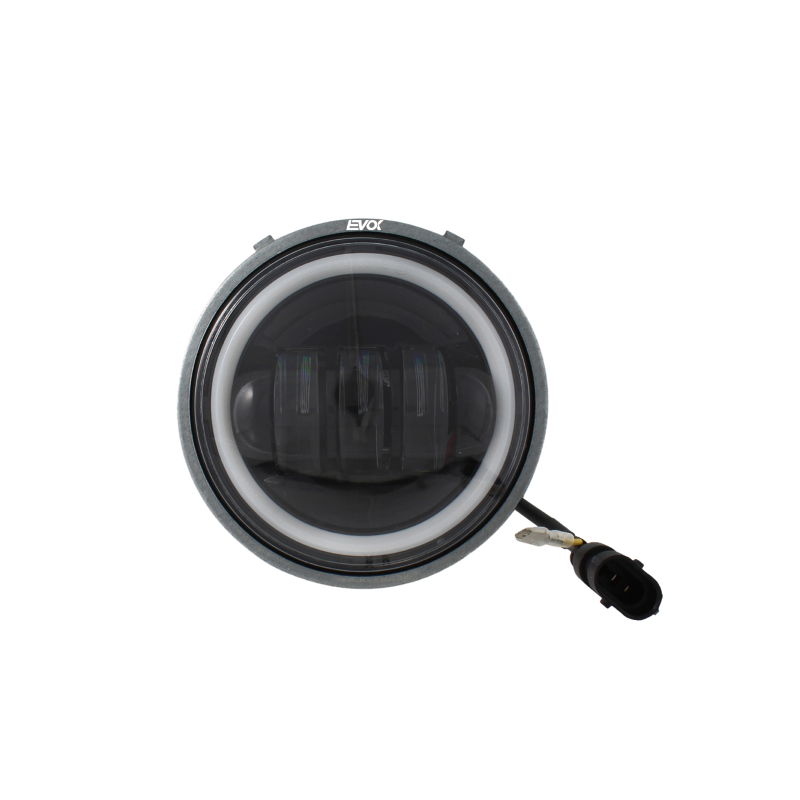 Complete headlight Evok Iron led Piaggio Vespa 50cc N L R Fanaleria e Lampade Evok