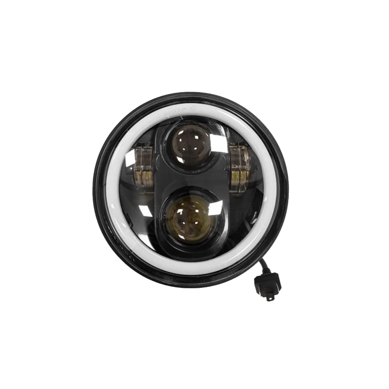 Éclairage avant complet Evok Iron Led pour Vespa PX Fanaleria e Lampade Evok