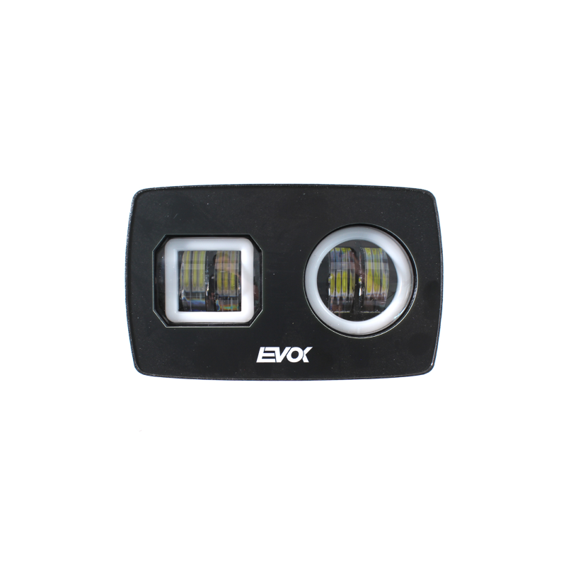 LED right headlight for EVOK IRON LED for Ape 50 double light Fanaleria e Lampade Evok