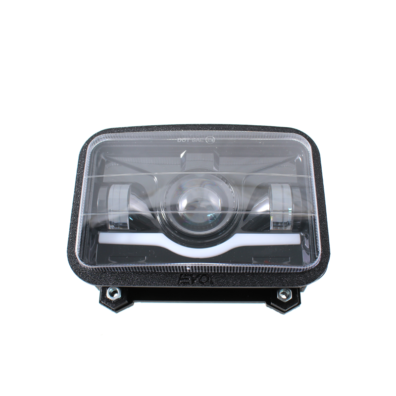 Single light front headlight Iron led EVOK Piaggio Ape 50 Fanaleria e Lampade Evok