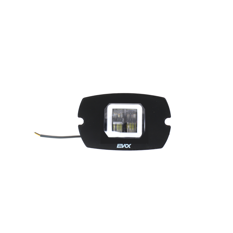 Fanale Anteriore 2 lenti forma quadra Evok Iron led per Piaggio Vespa 50 Special Fanaleria e Lampade Evok