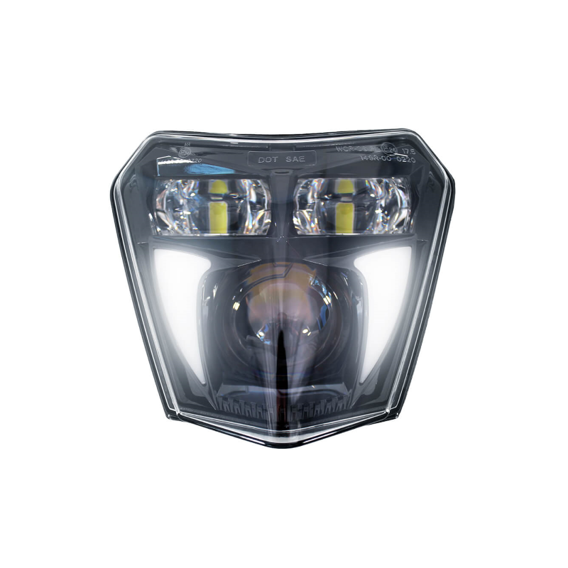 Faro completo anteriore Evok Iron led KTM 125-690 EXC-SM-SMR-SX-XC Fanaleria e Lampade Evok
